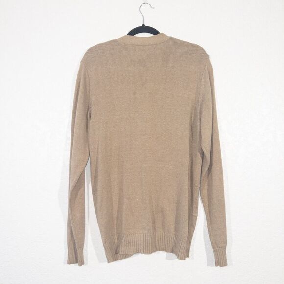 Oscar De La Renta Tan Button Front Cardigan Size Medium - Picture 5 of 5